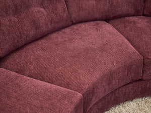 Harlow Sectional in Plum