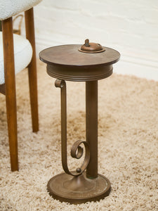 1930’s Von Nessen Chase Brass Ashtray With Stand