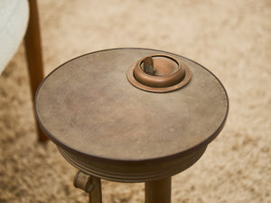 1930’s Von Nessen Chase Brass Ashtray With Stand