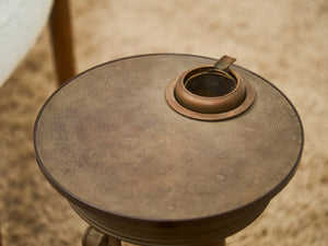 1930’s Von Nessen Chase Brass Ashtray With Stand