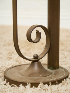 1930’s Von Nessen Chase Brass Ashtray With Stand