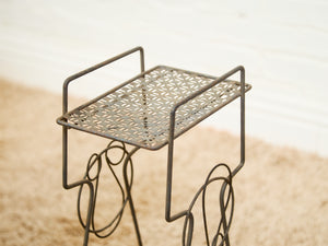 Mid Century 2 Tier Telephone Stand