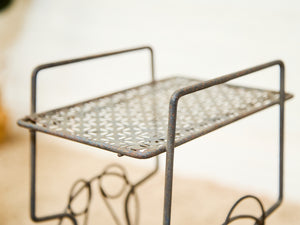Mid Century 2 Tier Telephone Stand
