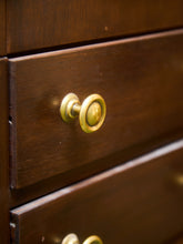 Load image into Gallery viewer, 1920’s Federal Cabinet End Tables Nightstands with Clever Bar Storage
