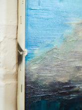 Load image into Gallery viewer, Coastal Houses on the Bluff Print on Canvas
