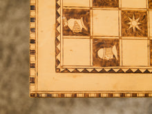 Load image into Gallery viewer, Vintage Handcrafted Wooden Chessboard with Medieval-Themed Designs
