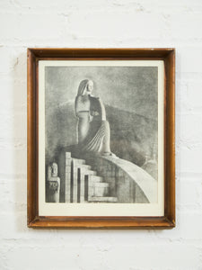 Original Photograph of the statue Hollywood Bowl in California 1947