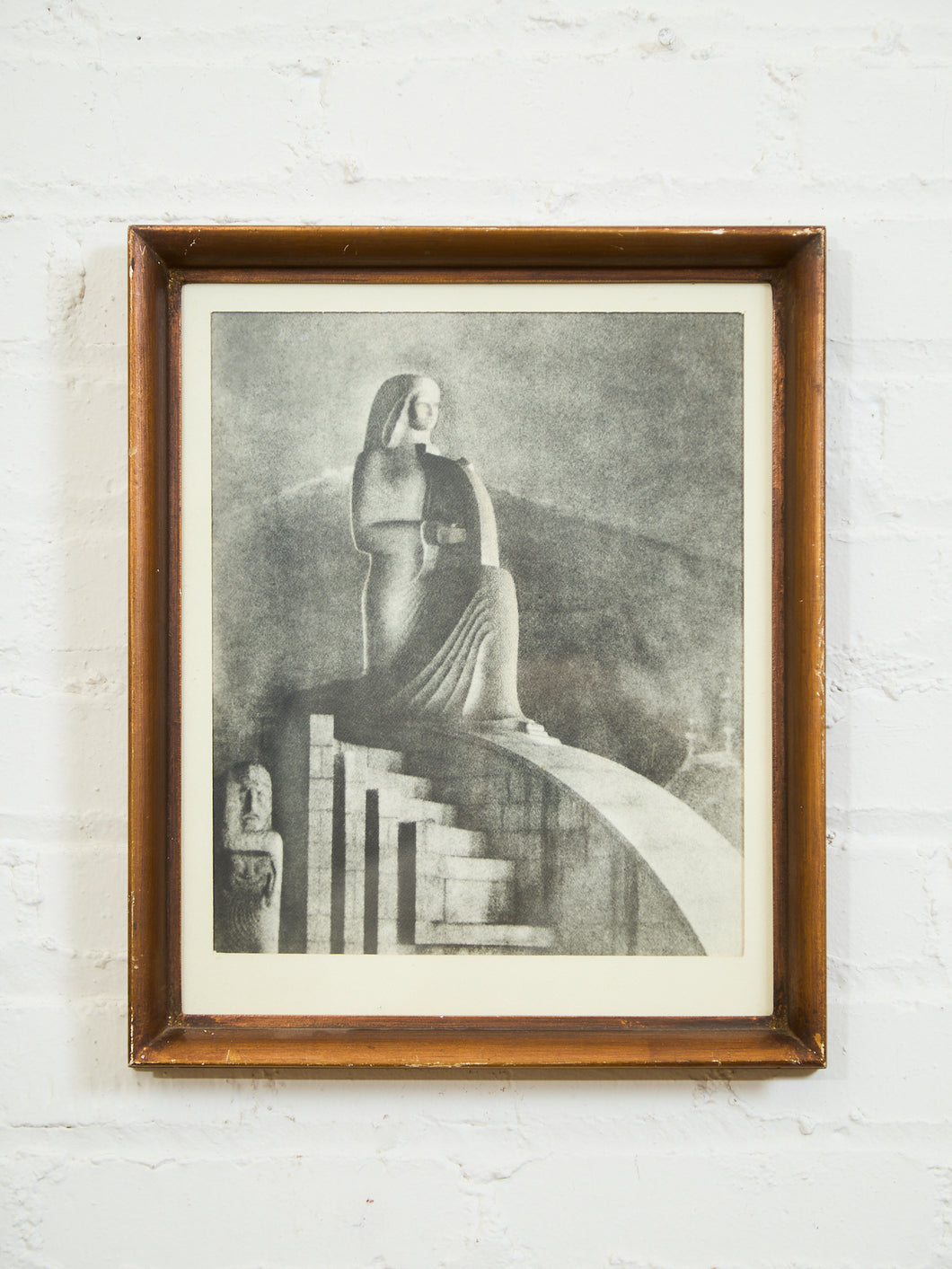 Original Photograph of the statue Hollywood Bowl in California 1947