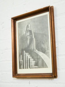 Original Photograph of the statue Hollywood Bowl in California 1947