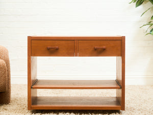 Teak Vintage Mid Century Media Stand