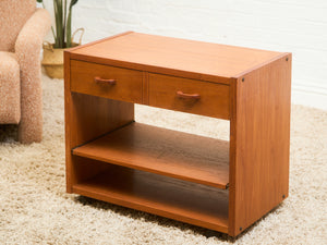 Teak Vintage Mid Century Media Stand