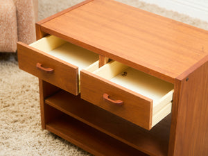 Teak Vintage Mid Century Media Stand
