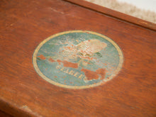 Load image into Gallery viewer, 1910 Antique Solid Oak Tool Chest
