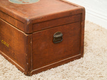 Load image into Gallery viewer, 1910 Antique Solid Oak Tool Chest
