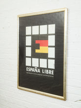 Load image into Gallery viewer, ESPAÑA LIBRE Contemporary Movement Signed Poster
