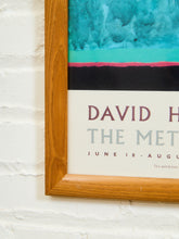 Load image into Gallery viewer, DAVID HOCKNEY LRG 1988 LITHO PRINT FRAMED RARE EXHIBT POSTER &quot;NICHOLS CNYN&quot; 1980
