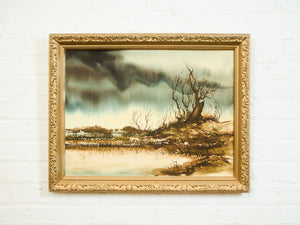 Fine Art Watercolor Landscape by H. Francis Sellers Circa 1950’s