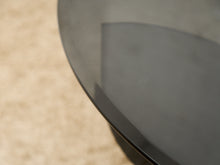 Load image into Gallery viewer, Atomic Smoked Glass Dining Table
