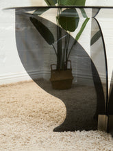 Load image into Gallery viewer, Atomic Smoked Glass Dining Table
