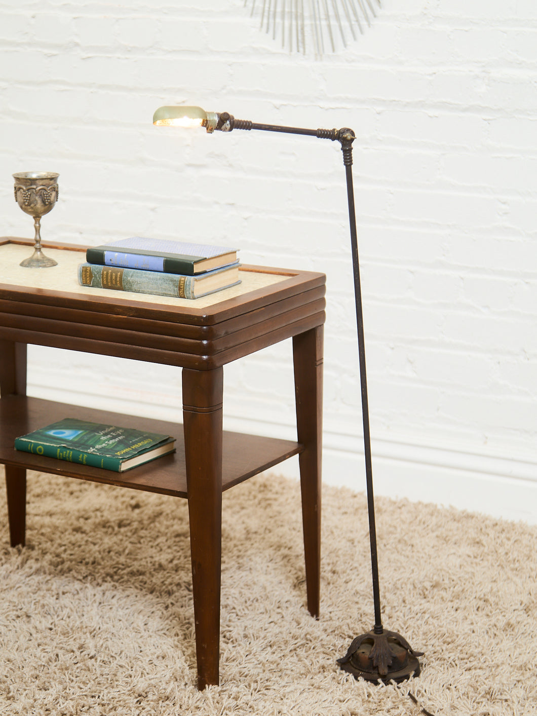 Vintage O.C. White industrial Deco Machinist Lamp