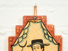 Load image into Gallery viewer, Hand-Painted Folk Art Retablo on Wood
