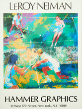 Load image into Gallery viewer, LEROY NEIMAN - Mixed Doubles - TENNIS 1977 ART PRINT Poster
