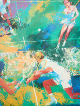 Load image into Gallery viewer, LEROY NEIMAN - Mixed Doubles - TENNIS 1977 ART PRINT Poster
