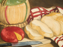 Load image into Gallery viewer, Mid Century Cheese and Wine Still Life
