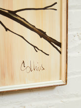 Load image into Gallery viewer, Mid Century Owls Oil Painting by Collins
