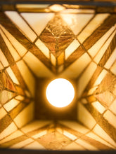 Load image into Gallery viewer, Art Deco Stained Glass Table Lamp
