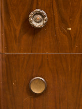 Load image into Gallery viewer, Art Deco Vintage Oak Secretary Bar Bookcase
