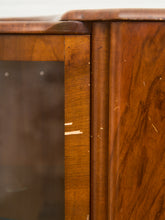 Load image into Gallery viewer, Art Deco Vintage Oak Secretary Bar Bookcase
