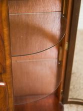 Load image into Gallery viewer, Art Deco Vintage Oak Secretary Bar Bookcase
