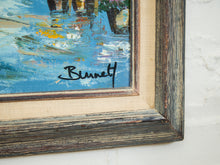 Load image into Gallery viewer, Parisian Street Market Scene Oil Painting  by Burney
