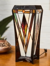 Load image into Gallery viewer, Art Deco Stained Glass Table Lamp
