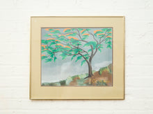 Load image into Gallery viewer, Framed Mid-Century Pastel Landscape by S. Ch st. Bart
