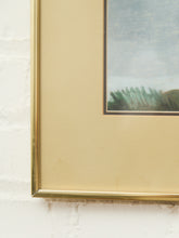Load image into Gallery viewer, Framed Mid-Century Pastel Landscape by S. Ch st. Bart
