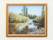 Load image into Gallery viewer, Tranquil River Landscape Oil Painting
