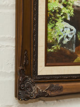 Load image into Gallery viewer, Mountain Stream Landscape Oil Painting in Ornate Frame
