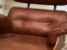 Load image into Gallery viewer, Iconic Chair and Ottoman in Cantina Saddle
