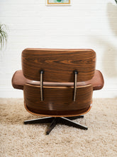 Load image into Gallery viewer, Iconic Chair and Ottoman in Cantina Saddle
