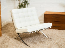 Load image into Gallery viewer, White Barcelona Style Chair

