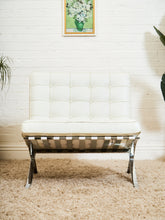 Load image into Gallery viewer, White Barcelona Style Chair
