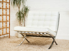 Load image into Gallery viewer, White Barcelona Style Chair
