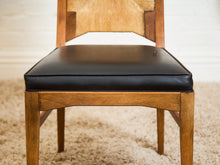 Load image into Gallery viewer, Rare Set of 4 Woven Mid Century Highback Dining chairs by Huntley
