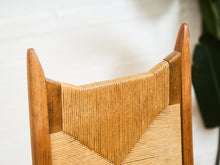 Load image into Gallery viewer, Rare Set of 4 Woven Mid Century Highback Dining chairs by Huntley
