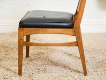 Load image into Gallery viewer, Rare Set of 4 Woven Mid Century Highback Dining chairs by Huntley
