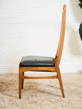 Load image into Gallery viewer, Rare Set of 4 Woven Mid Century Highback Dining chairs by Huntley
