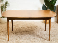Load image into Gallery viewer, Sculptural Mid-Century Modern Dining Table with Wood Inlay

