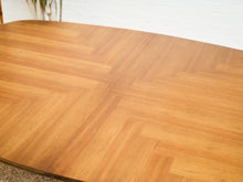 Load image into Gallery viewer, Sculptural Mid-Century Modern Dining Table with Wood Inlay
